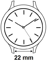 rozteč 22mm