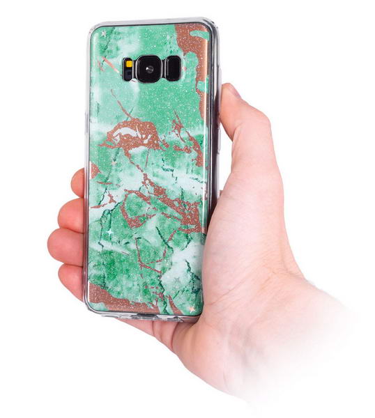 pouzdro glitter marble