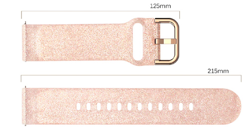 třpytivý pásek pro chytré hodinky