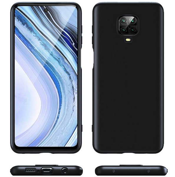 Ultratenké gelové černé pouzdro na XIAOMI Redmi Note 9 Pro / 9S