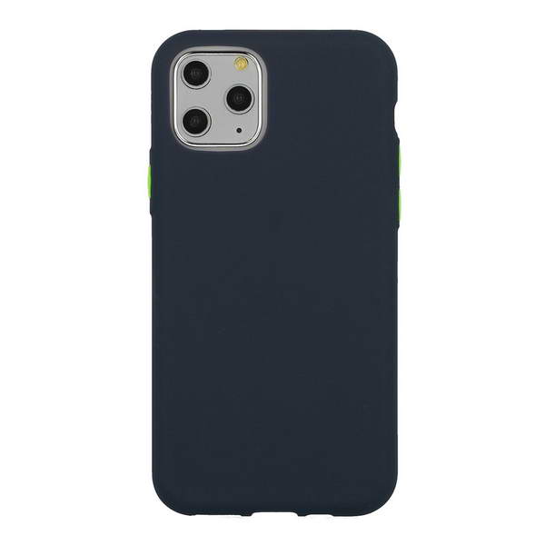 Gelové tmavě modré pouzdro SILICONE na APPLE iPhone 12 / iPhone 12 Pro