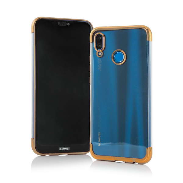 Gelové zlaté pouzdro FRAME V2 na SAMSUNG M215 Galaxy M21