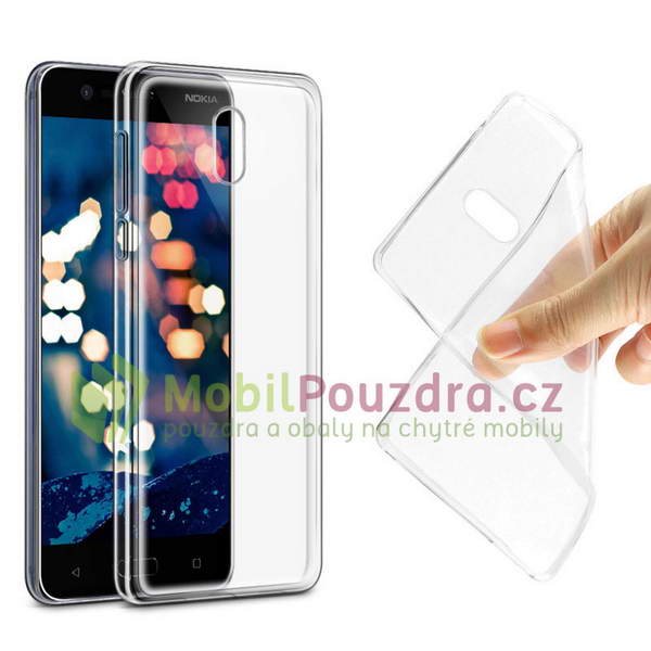 Ultratenké gelové čiré pouzdro na NOKIA 5.3
