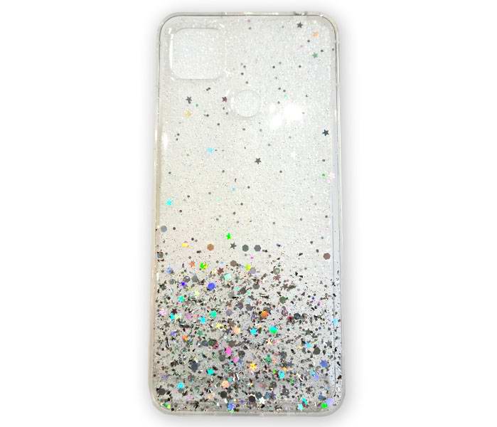 Gelové třpytivé červené GLITTER STARS pouzdro na SAMSUNG A025 Galaxy A02s
