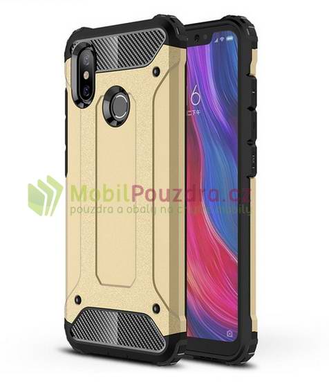 Hybridní zlaté pouzdro METAL na SAMSUNG A426 Galaxy A42 5G