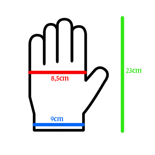 Dotykové modré rukavice SUEDE