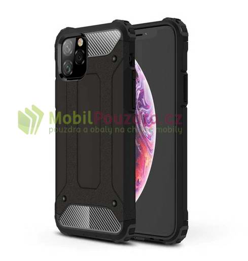 Hybridní černé pouzdro METAL na APPLE iPhone 13 PRO (6.1)