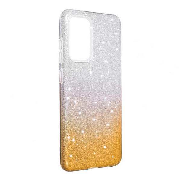Gelové třpytivé zlaté OMBRE pouzdro SAMSUNG Galaxy A53 5G