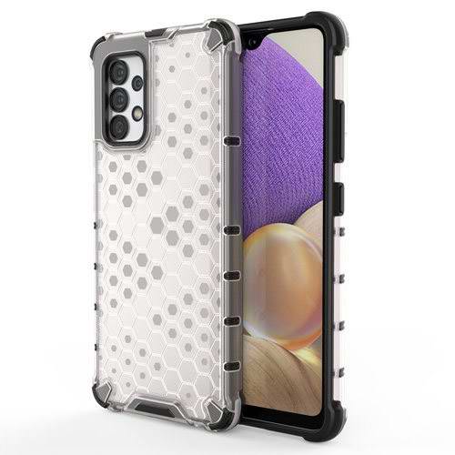 Hybridní čiré HEXAGON pouzdro na SAMSUNG A136 Galaxy A13 5G