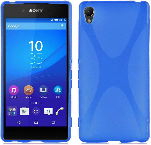 Gelové modré X-LINE pouzdro na SONY Xperia Z4 E6553 E6533