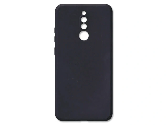 Jednobarevný kryt černý na Xiaomi Redmi 8