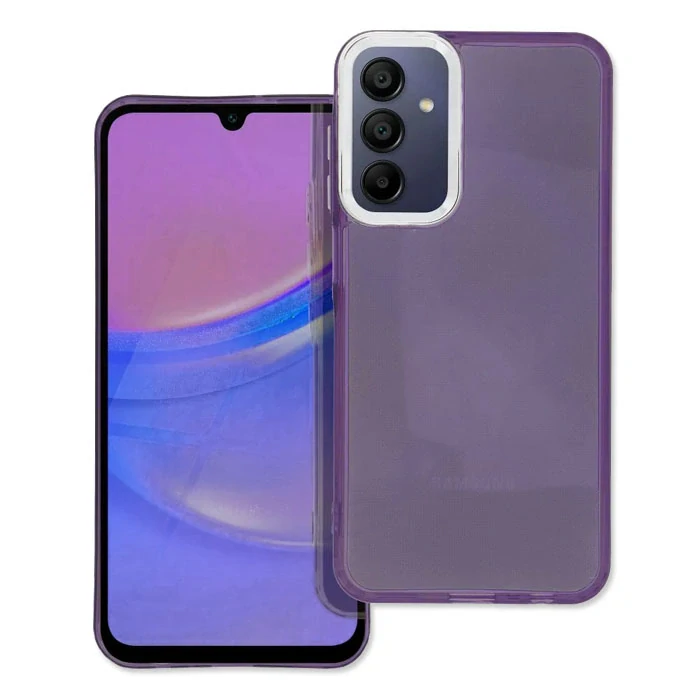 Kryt ClearPearl pro Samsung Galaxy A25 5G, barva fialová