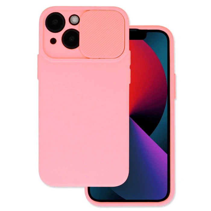 Kryt CamShield pro Apple iPhone 15 Plus , barva růžová
