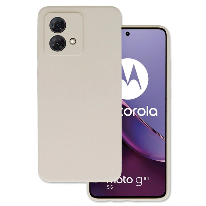 Kryt Silicone Lite pro Motorola Moto G84 5G , barva titanová