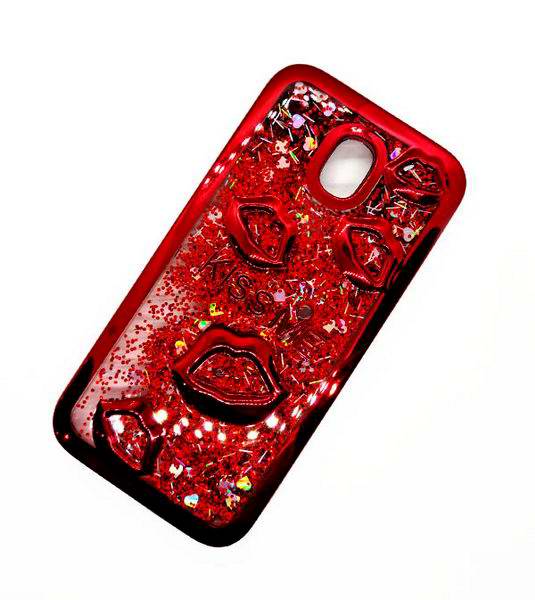 Gelové LIQUID pouzdro na SAMSUNG j330 Galaxy J3 (2017) - vzor RED KISS