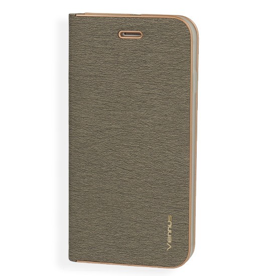 Vennus Knížkové pouzdro s rámečkem pro Apple iPhone 13 , barva šedá