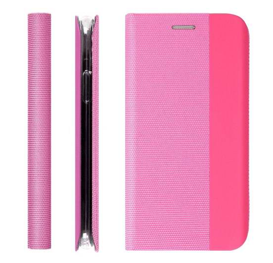 Peněženkové růžové SENSITIVE BOOK pouzdro na XIAOMI Redmi 8A