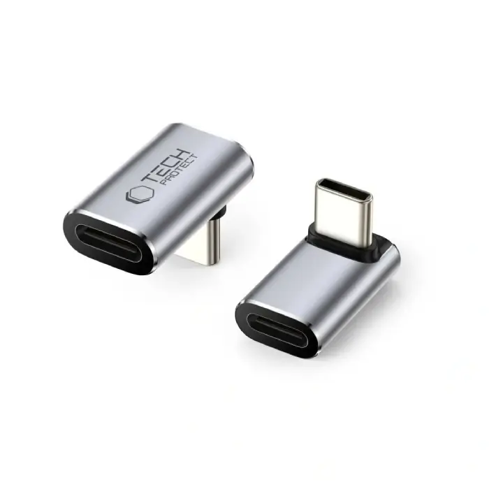 Tech-Protect Ultraboost AA02 Angle Adapter USB-C Grey