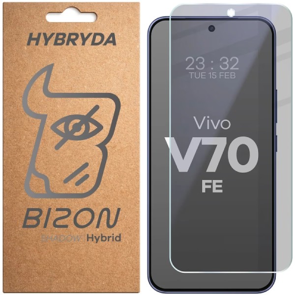 Ochranné sklo Bizon Hybrid Shadow Vivo V70 FE 5G, matte