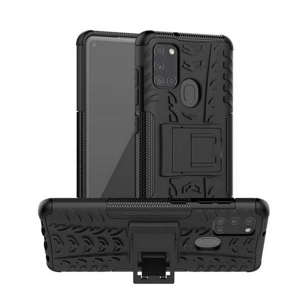 Hybridní černé TYRE STAND pouzdro na ASUS Zenfone 4 Max ZC554KL