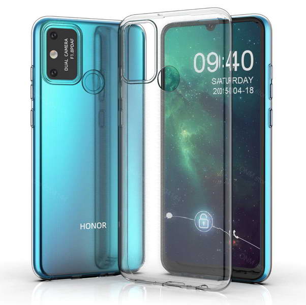 Ultratenké gelové čiré pouzdro na HONOR 9A