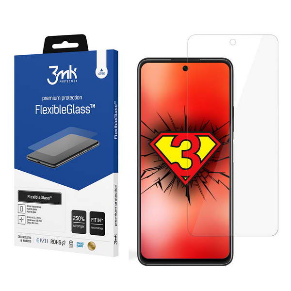 Hybridní sklo 3MK FlexibleGlass na displej HUAWEI P Smart (2021)