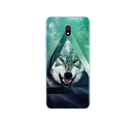 Gelové pouzdro s obrázkem na XIAOMI Redmi 8A - vzor WILD WOLF