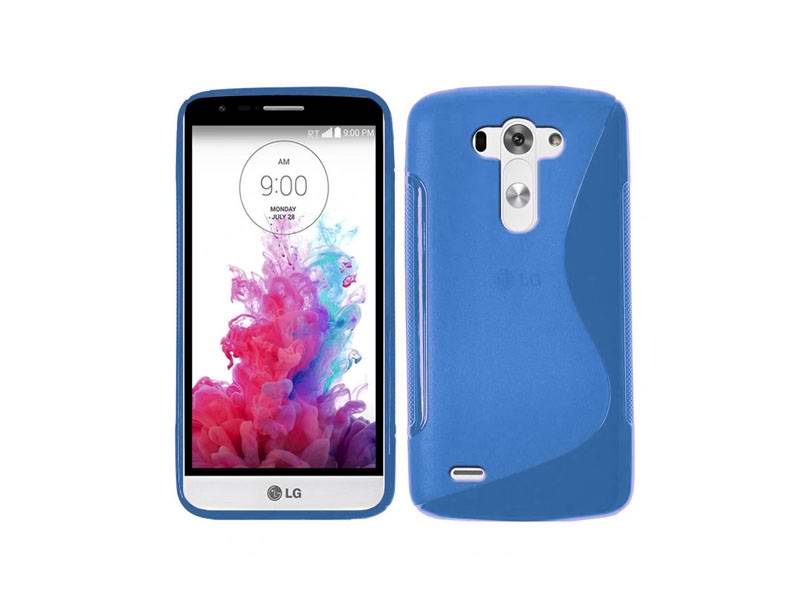 Gelové modré S-LINE pouzdro na LG G3 Mini G3S D722