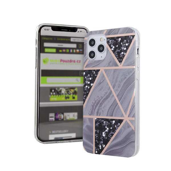 Gelové pouzdro s obrázkem na SAMSUNG Galaxy A22 5G (A226) - vzor PURPLE MARBLE