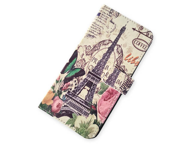 Peněženkové pouzdro na APPLE iPhone 6 Plus (5.5) (plastový držák) - vzor EIFFEL
