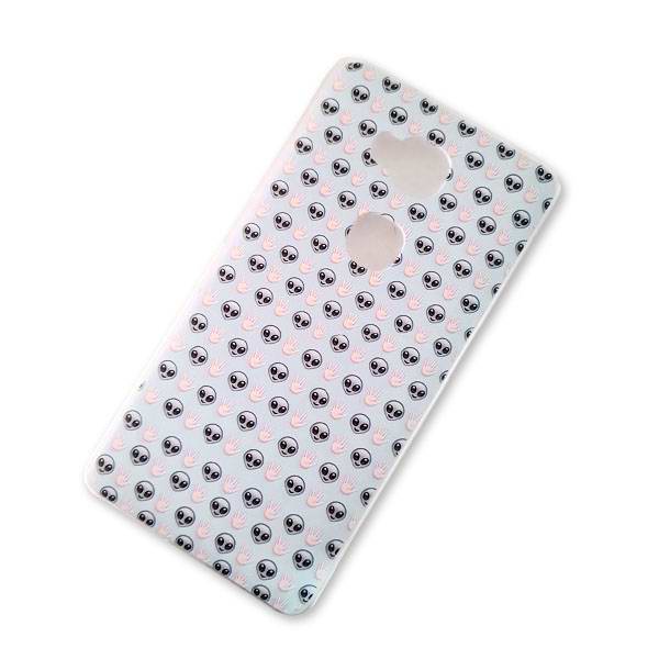 BACKCASE pouzdro na HONOR 5X - vzor EMOTIKON ALIEN