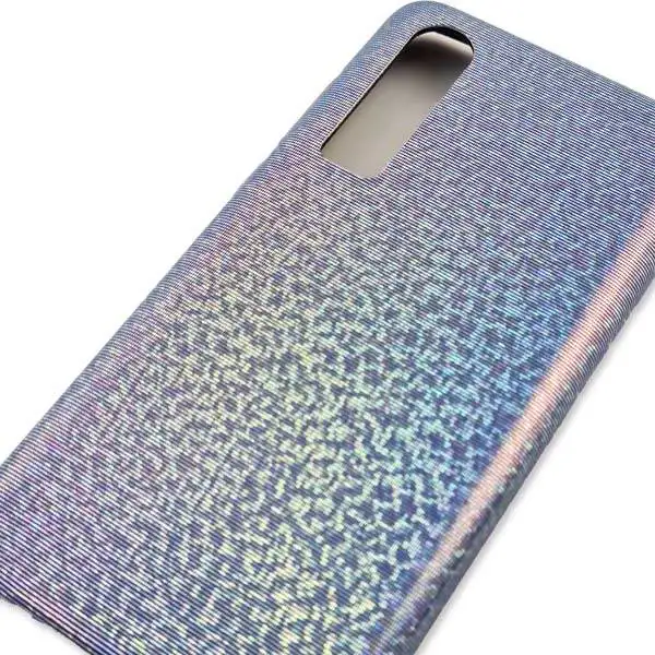 BACKCASE třpytivé modré LASER pouzdro na HUAWEI P30