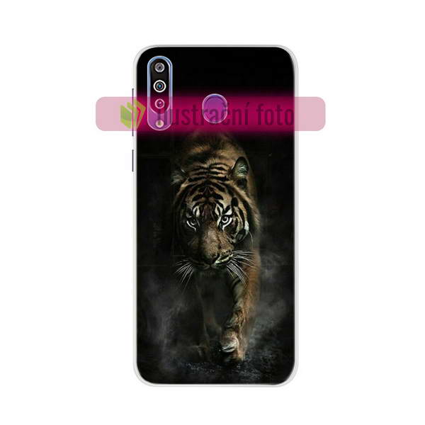 Gelové pouzdro s obrázkem na SAMSUNG A405 Galaxy A40 - vzor TIGER