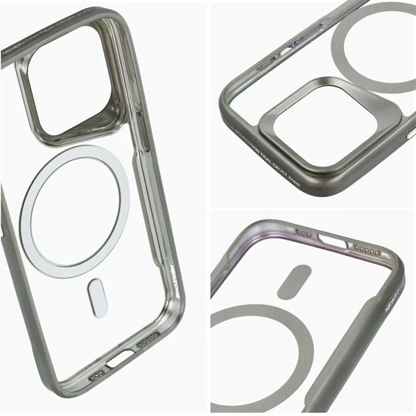 Kryt Ergofit Magsafe pro Apple iPhone 15 Pro , barva šedá