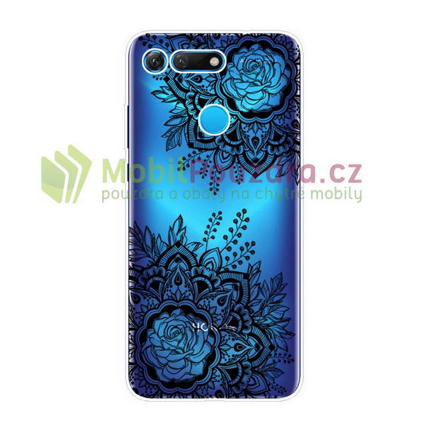 Gelové pouzdro s obrázkem na HONOR View 20 - vzor ROSE HENNA