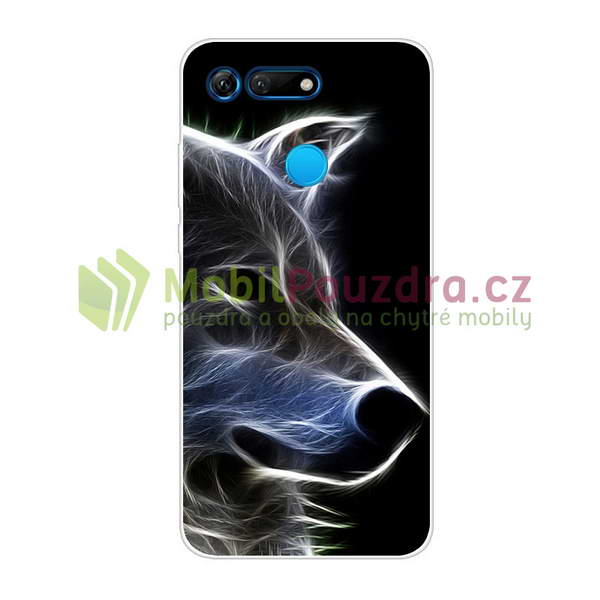 Gelové pouzdro s obrázkem na HONOR View 20 - vzor LINE WOLF