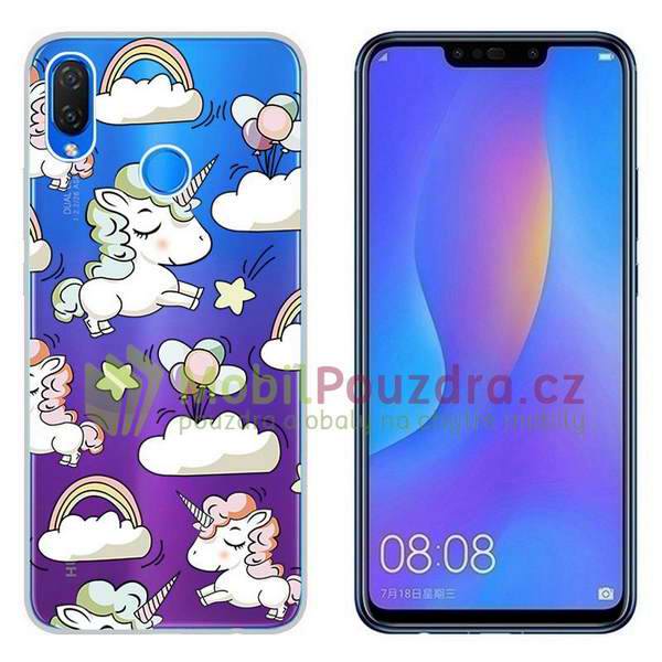 Gelové pouzdro s obrázkem na HONOR 8X - vzor HAPPY UNICORN