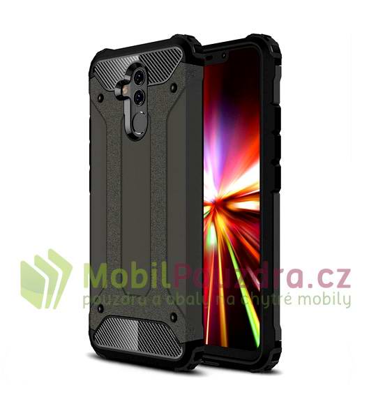 Hybridní černé pouzdro METAL na HUAWEI Mate 20 Lite