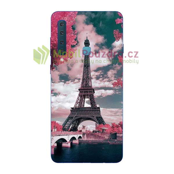 Gelové pouzdro s obrázkem na SAMSUNG A920 Galaxy A9 2018 - vzor PINK PARIS