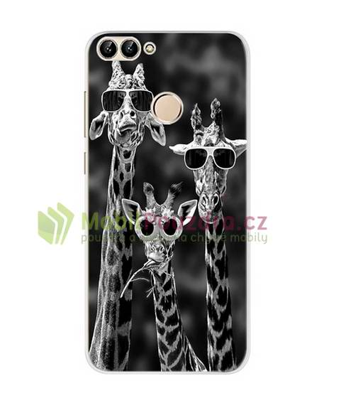 Gelové pouzdro s obrázkem na ASUS Zenfone Max Plus M1 ZB570TL - vzor COOL GIRAFFES