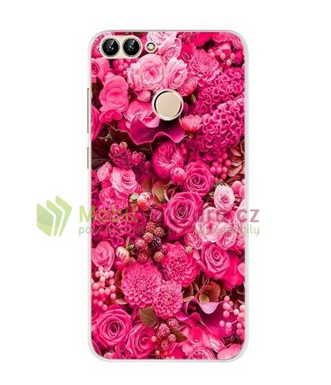 Gelové pouzdro s obrázkem na ASUS Zenfone Max Plus M1 ZB570TL - vzor PINK FLORA