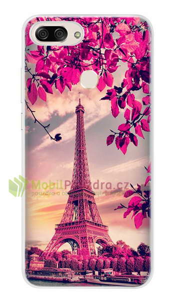 Gelové pouzdro s obrázkem na ASUS Zenfone Max Plus M1 ZB570TL - vzor PINK PARIS