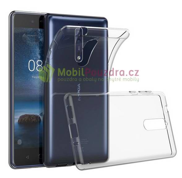 Ultratenké gelové čiré pouzdro na NOKIA 5.1