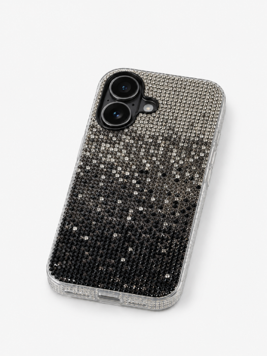 Kryt kamínkový Super Diamond pro Apple iPhone 16 , barva černá