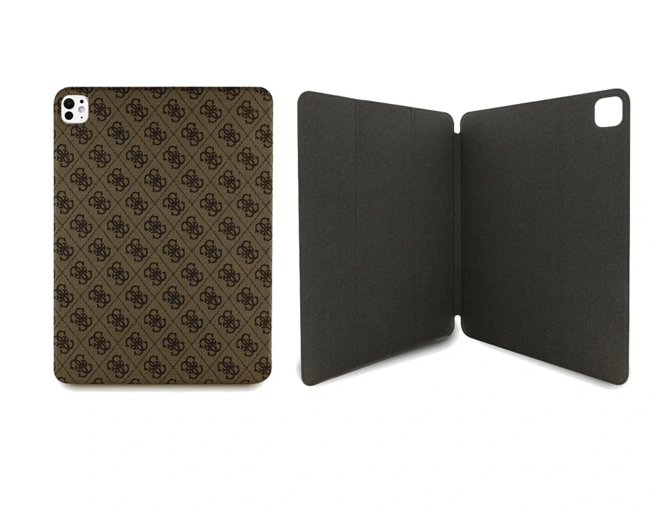 Kryt Guess GUFC11PM24PS4SGW Apple iPad Pro 11 2024 5 gen Magnetic 4G Big Logo brown