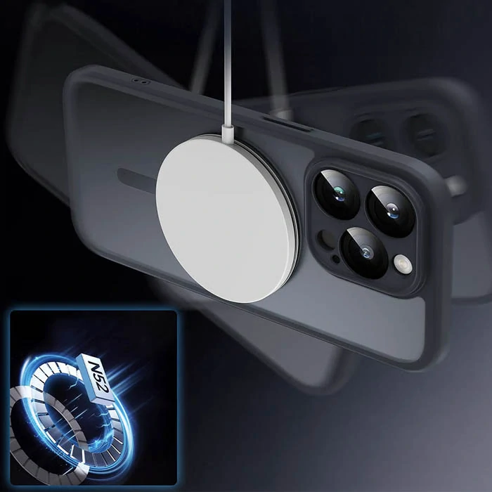 Kryt MagSafe MATT pro Samsung Galaxy S25 ULTRA, barva černá