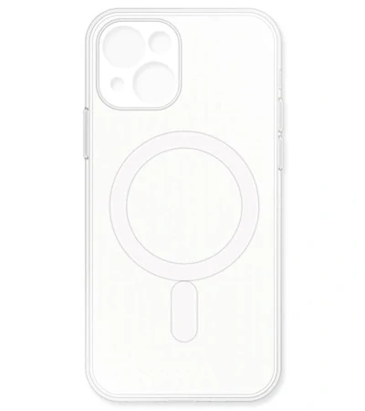 Kryt MagSafe Silicone pro Apple iPhone 15 Pro , barva čirá