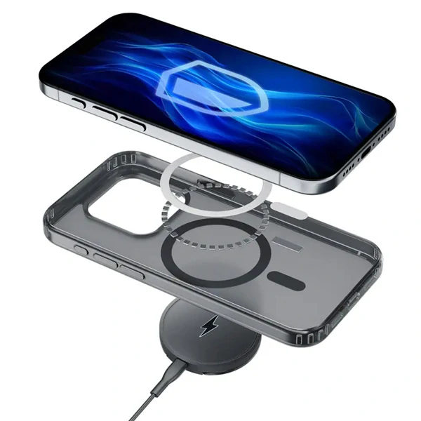 3mk Frosty MagCase Black pro Apple iPhone 17 Pro