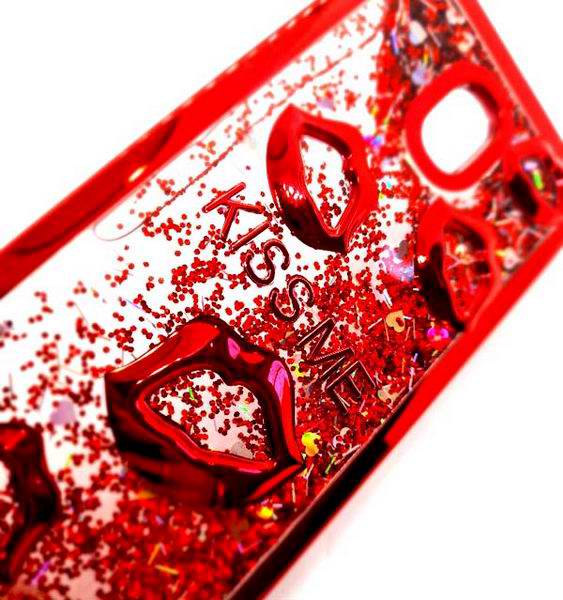 Gelové LIQUID pouzdro na SAMSUNG j330 Galaxy J3 (2017) - vzor RED KISS