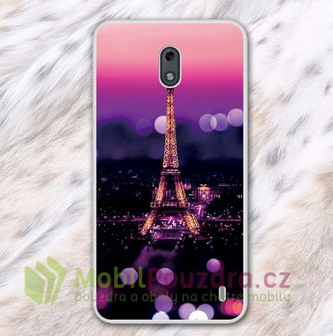 Gelové pouzdro s obrázkem na NOKIA 2 - vzor VIOLET PARIS